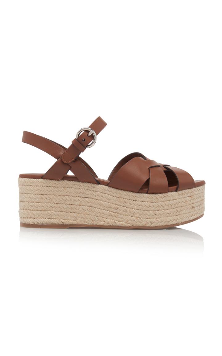 Prada Woven Leather Sandals