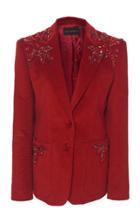 Dundas Embellished Corduroy Blazer