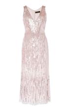 Jenny Packham Evia Metallic Tulle Dress