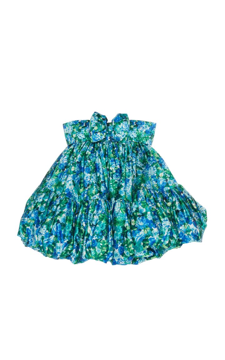 Moda Operandi Richard Quinn Off-the-shoulder Puffed Mini Dress Size: 8