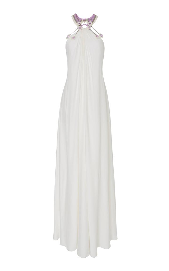 My Beachy Side Halter Maxi Dress