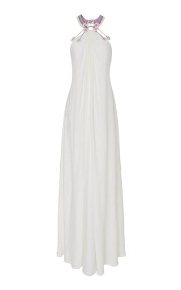 My Beachy Side Halter Maxi Dress