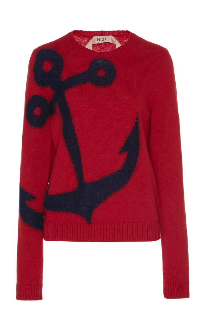 N 21 N&deg;21 Sylvia Anchor Wool Sweater