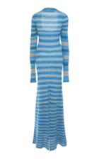 Jacquemus La Robe Perou Striped Wool Maxi Dress
