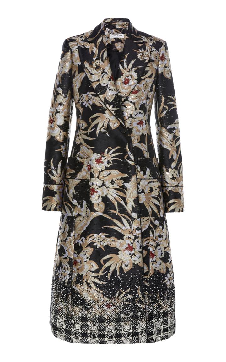 Altuzarra Boyd Silk-blend Floral Coat