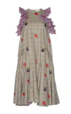 Rahul Mishra Drop Waist Flared Dress