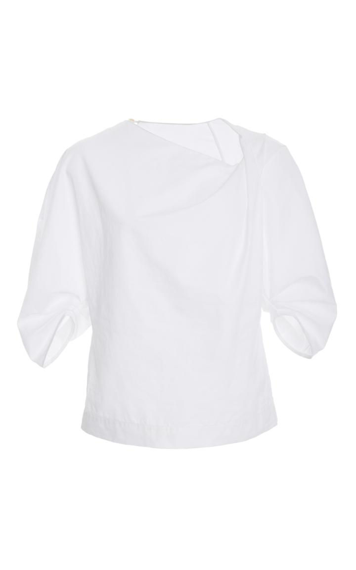 Rosetta Getty Puff Sleeve Blouse