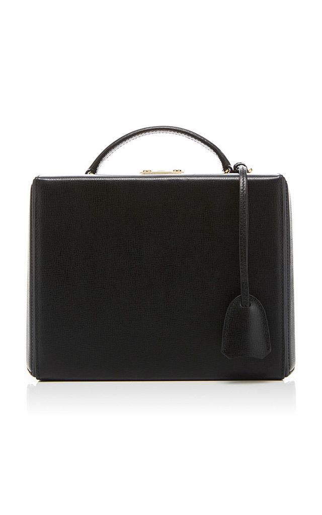 Mark Cross Grace Large Box Black Bag