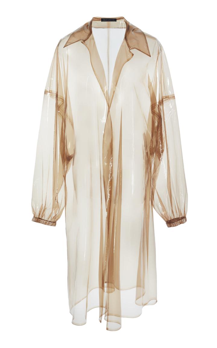 Sally Lapointe Oversized Clear Vinyl Coat