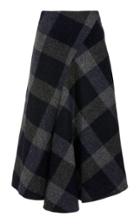 Lee Mathews Jackson Wool Asymmetric Skirt