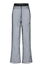 Moda Operandi Huishan Zhang Mary Sheer Organza Straight-leg Pants Size: 6