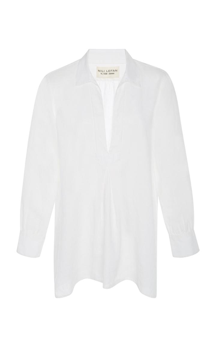 Nili Lotan Emma Linen Shirt