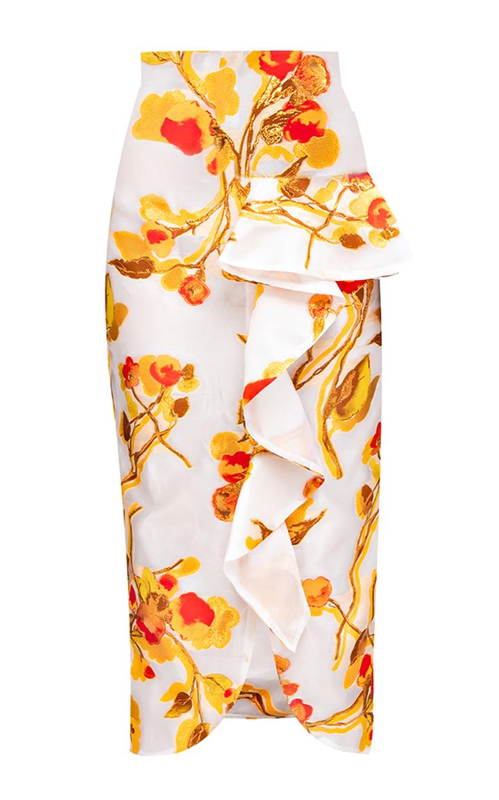 Bambah Fiore Floral Pencil Skirt
