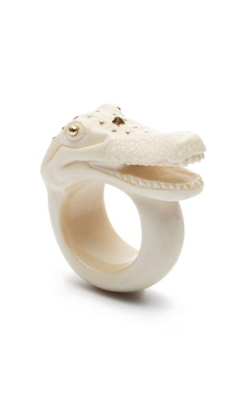Bibi Van Der Velden Alligator Ring Mammoth