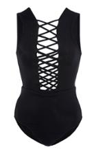 Oye Swimwear Jasmine Lace Up One Piece Swimsuit