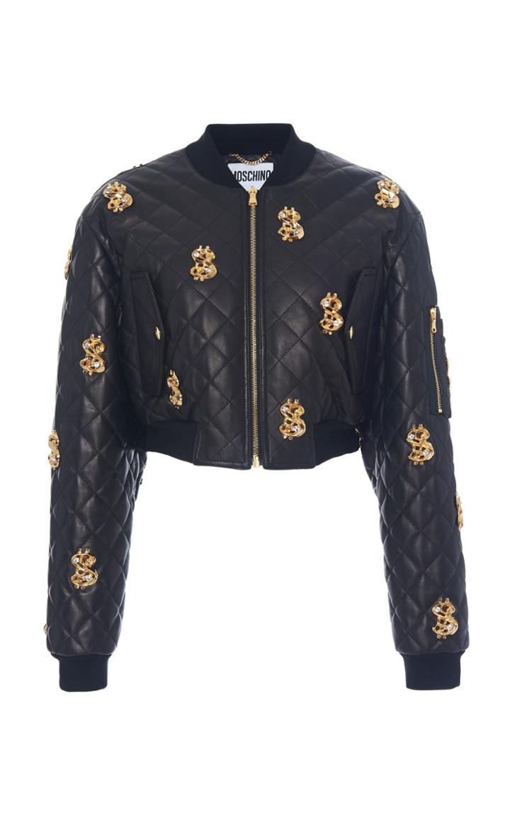 Moschino Quilted Cropped Jacket