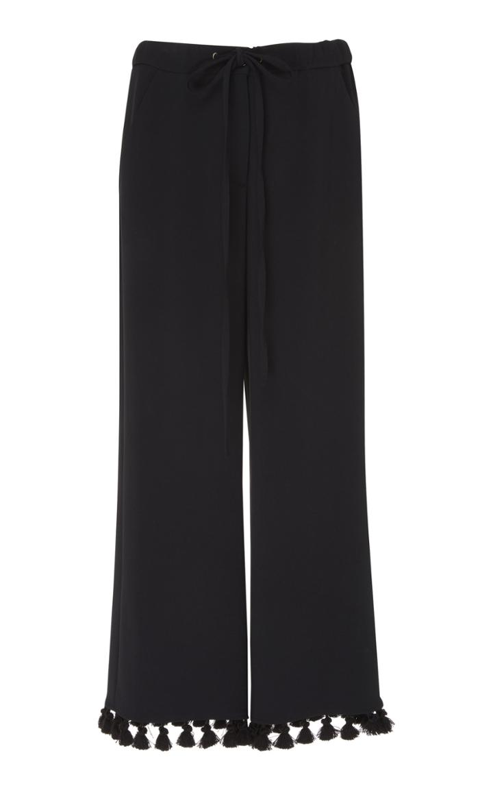 Elie Saab Wide Leg Tassel Pants