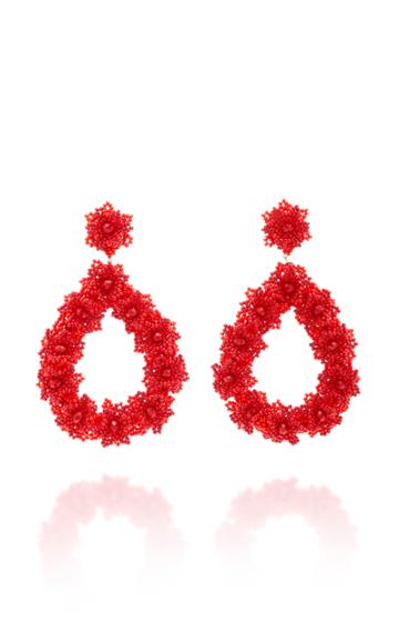 Casa Chiqui Chaquira Flower Earrings