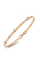 Melis Goral La Linea 14k Rose Gold Diamond Bracelet