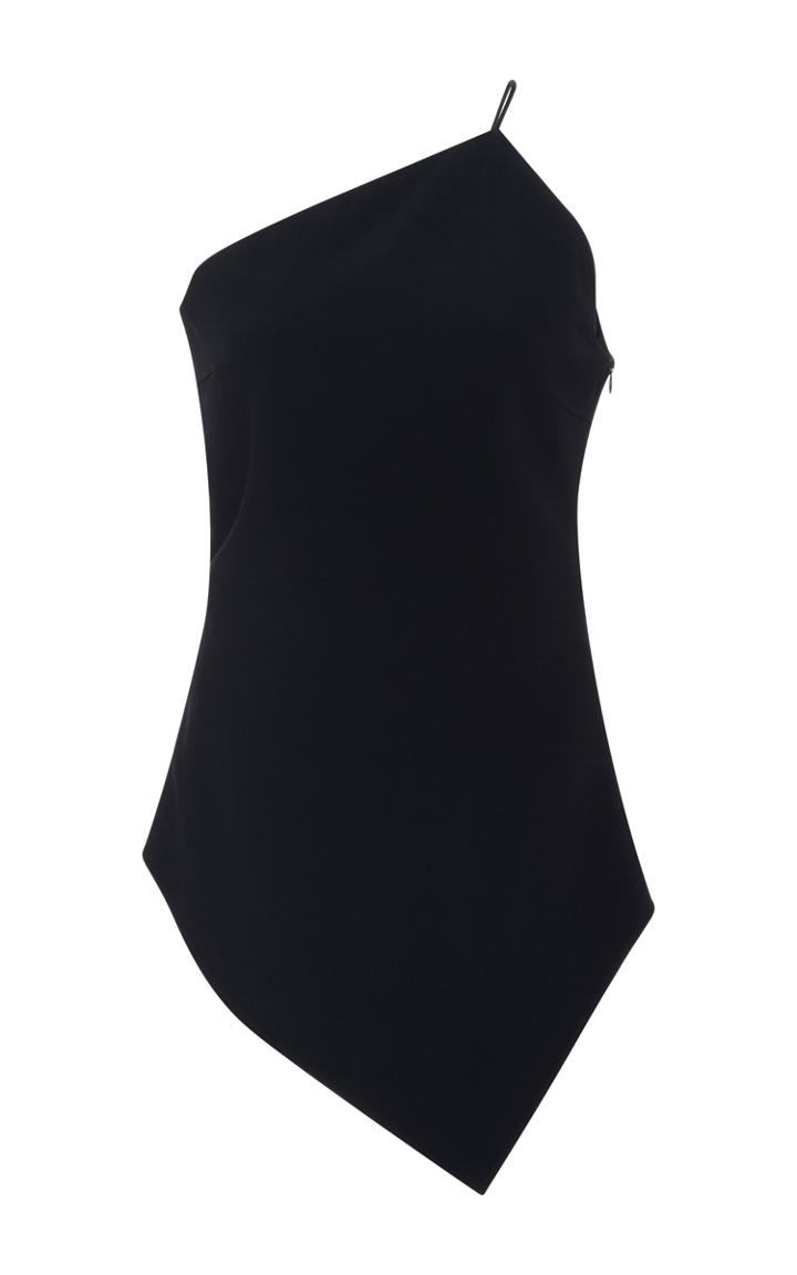 Cushnie Et Ochs Stretch Cady One Shoulder Top