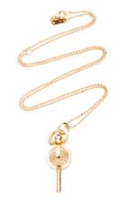 Monica Rich Kosann Carpe Diem Mini 18k Gold And Crystal Necklace