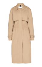 Victoria Beckham Oversized Cotton Trench Coat