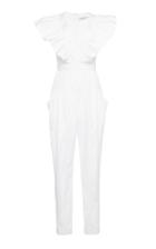 Moda Operandi Philosophy Di Lorenzo Serafini Ruffled Taffeta Jumpsuit Size: 36
