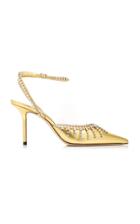 Jimmy Choo Moda Exclusive Tatiara Crystal-embellished Ankle-strap Pump