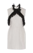 Emilio De La Morena Cross Front Midi Dress