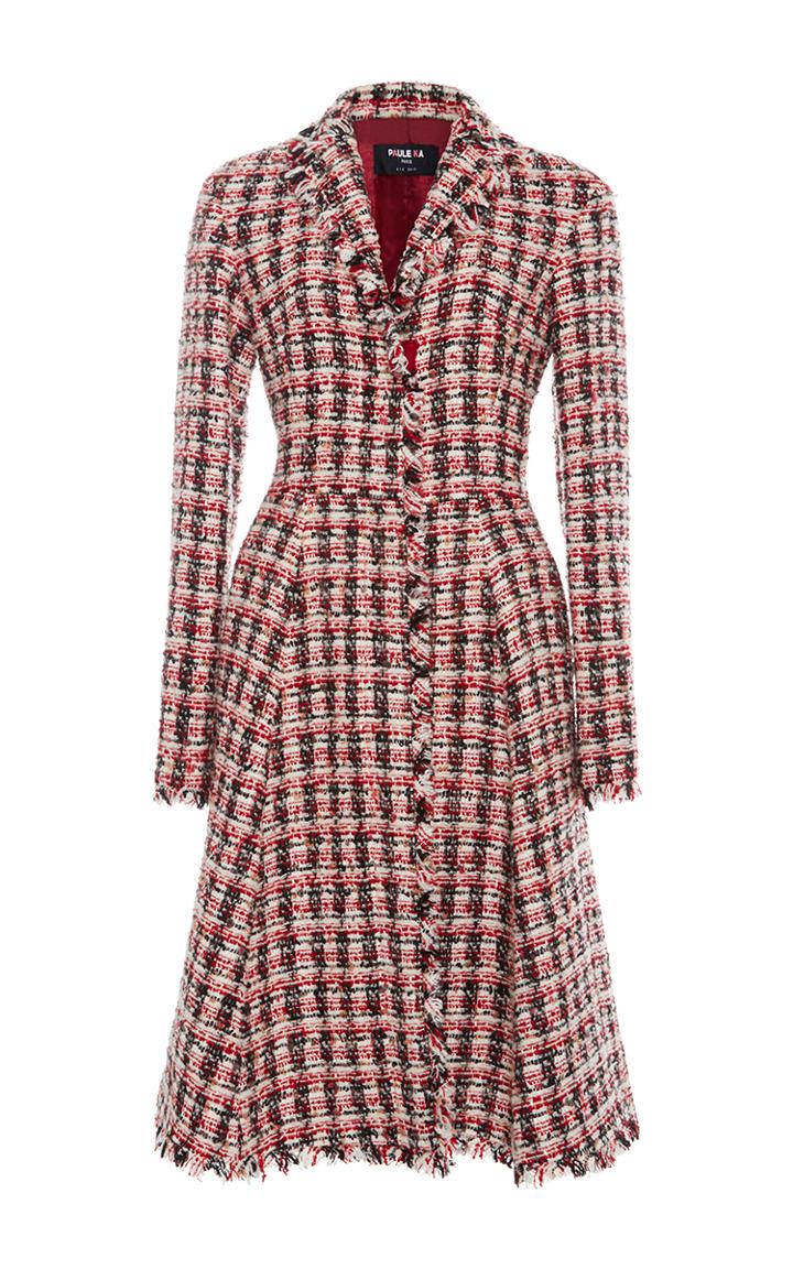 Paule Ka Tweed Dress Coat