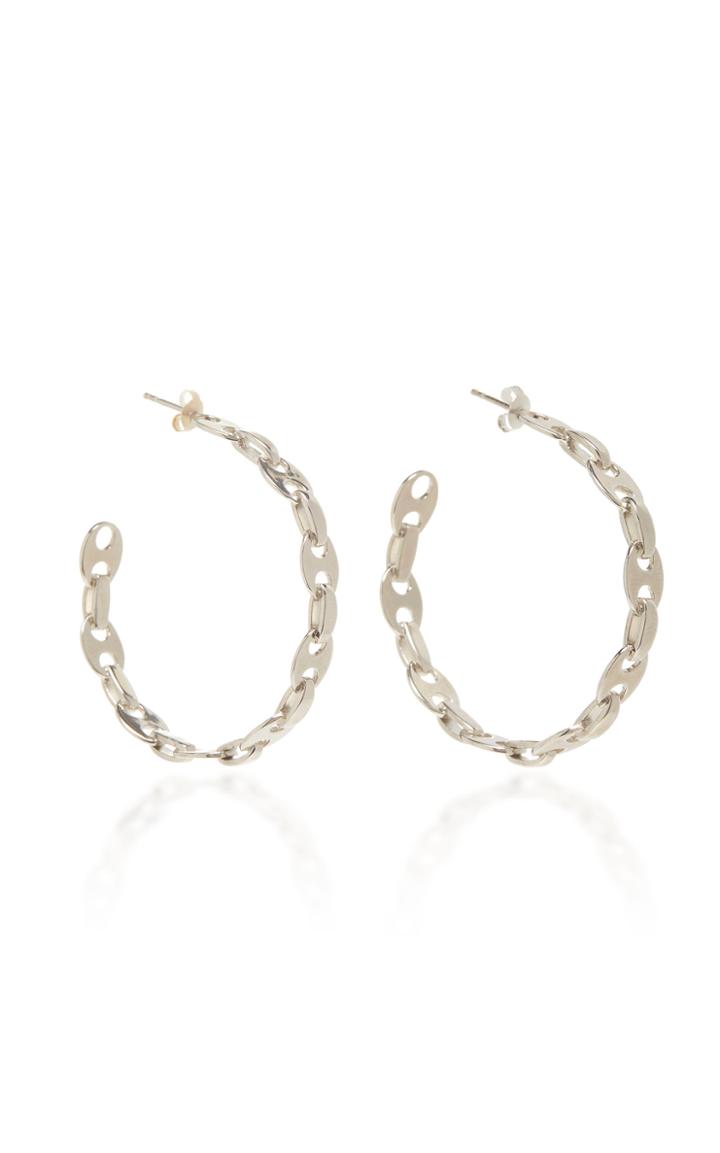 Moda Operandi Paco Rabanne Eight Nano Open Hoop Earrings
