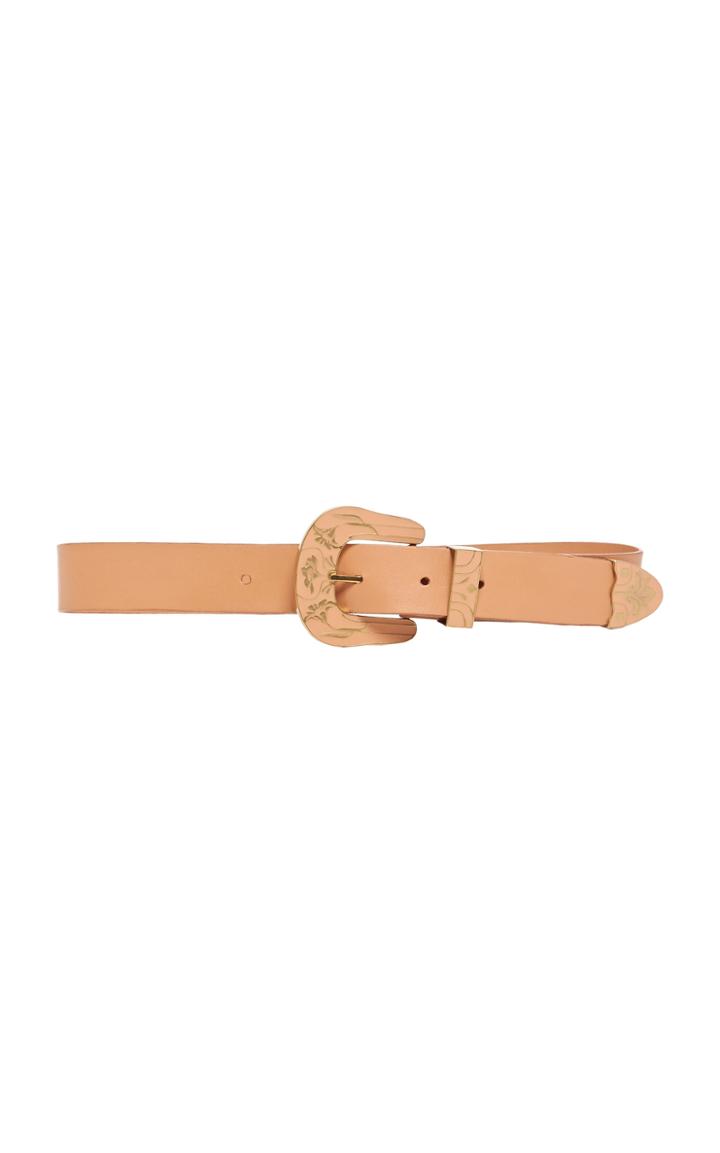 Moda Operandi Johanna Ortiz Wandering Enamel-buckle Leather Belt Size: M