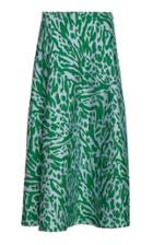 Vika Gazinskaya A-line Leopard Jacquard Midi Skirt