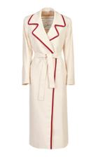 Giuliva Heritage Collection Belted Piped Wool-twill Coat