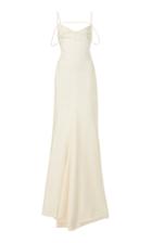 Moda Operandi Jacquemus Camargue Tie-detailed Linen Gown