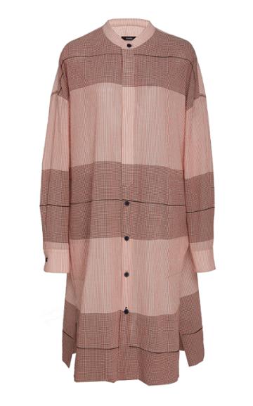 Bassike Check Cotton Holiday Shirtdress