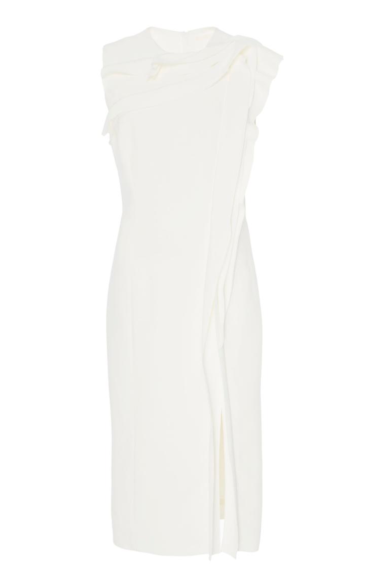Jason Wu Collection Ruffled Crepe Midi Dress