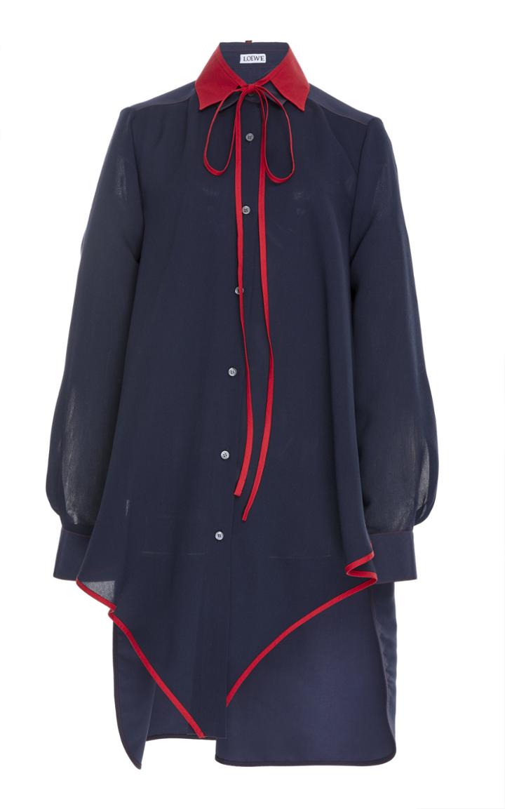 Loewe Pointed Hem Contrast Shirt