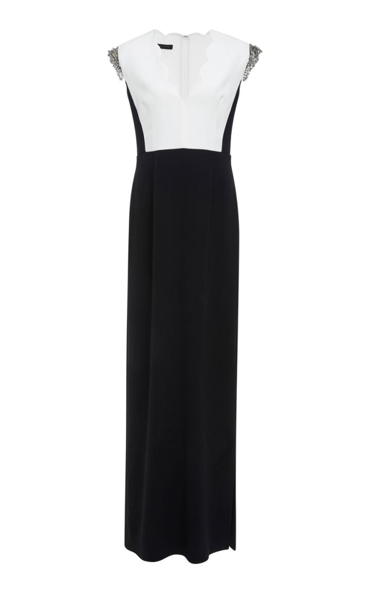 Escada Gianna Contrast Gown
