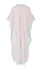 My Beachy Side Stardust Floral-appliqud Cotton Coverup