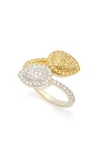 Maria Jose Jewelry Two-tone 18k Gold Diamond Ring