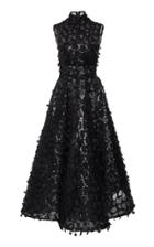Christian Siriano Sequin Embellished Tea Length Dress