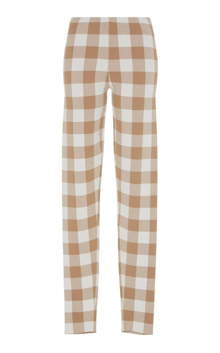Jil Sander Large Check Pattern Legging