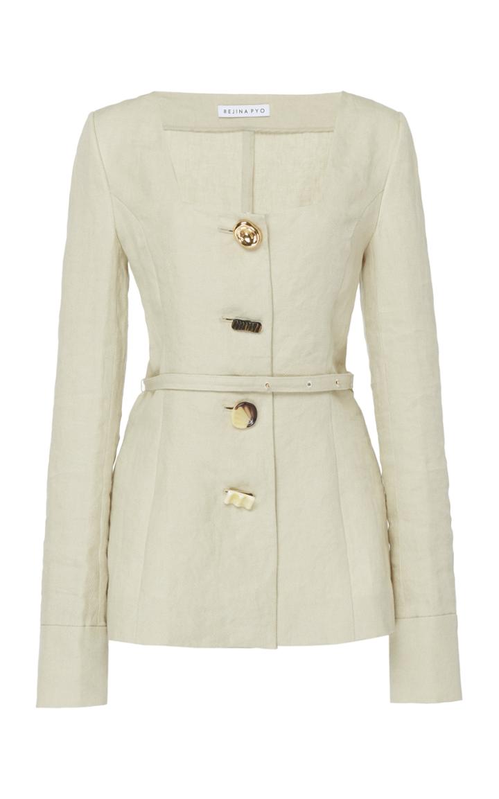 Rejina Pyo Martina Linen Button-front Jacket