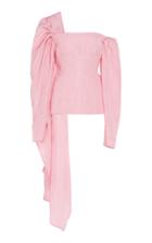 Moda Operandi Ellery Reasons Linen-blend Off-the-shoulder Corset Top Size: 36