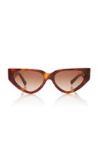 Moda Operandi Valentino Cat-eye Acetate Sunglasses