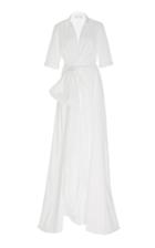 Moda Operandi Oscar De La Renta Cotton Poplin Skirt Jumpsuit Size: 0