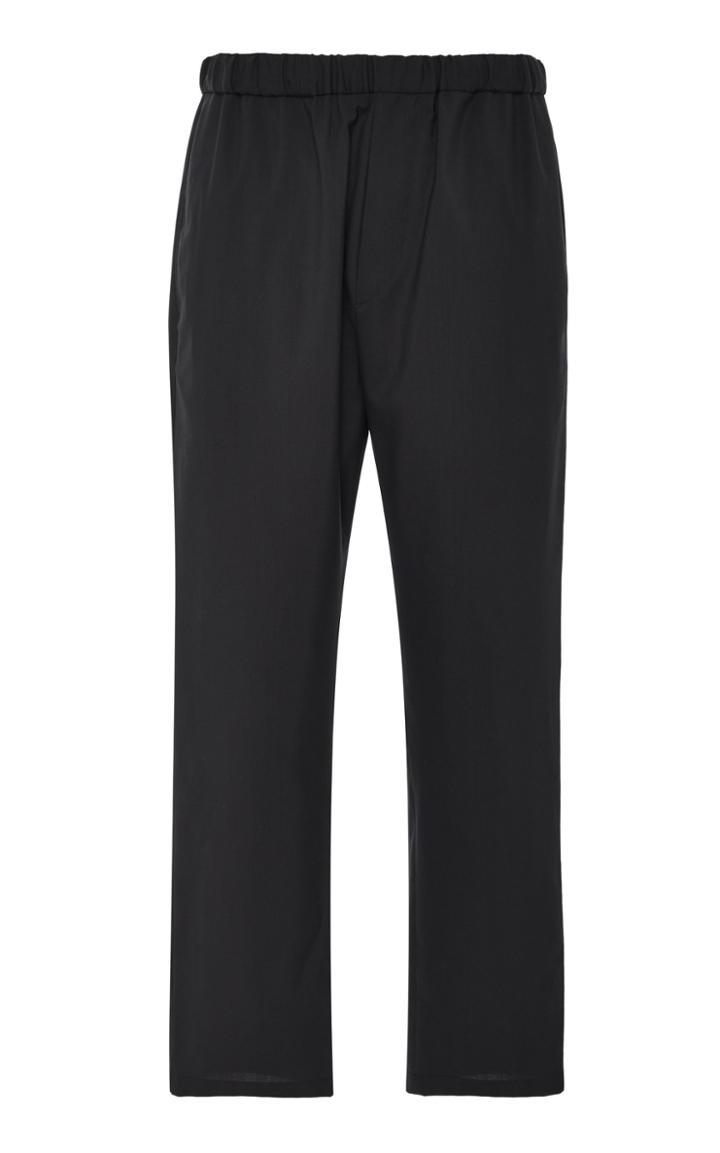 Oamc Cropped Twill Straight-leg Pants