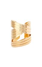 Moda Operandi Leda Madera Susan Gold-plated Brass Ring