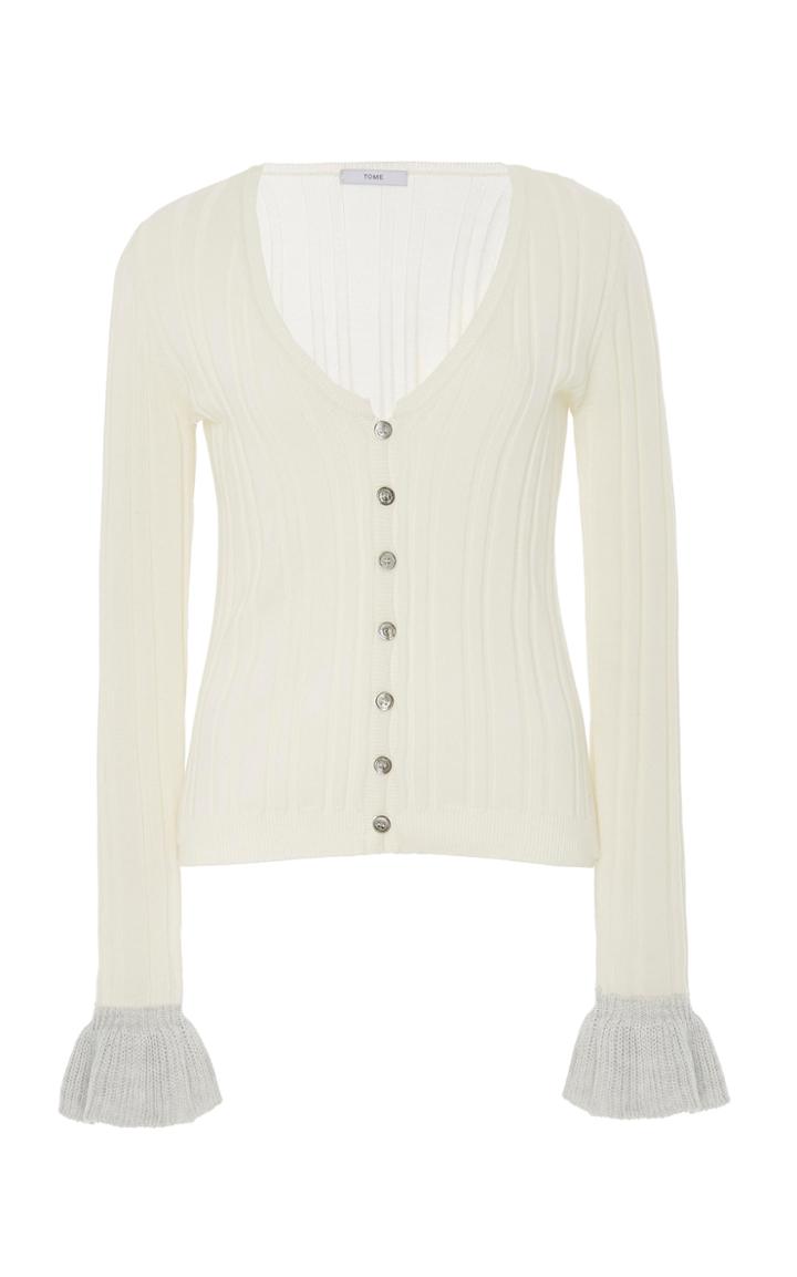 Tome Flared Sleeve Cardigan
